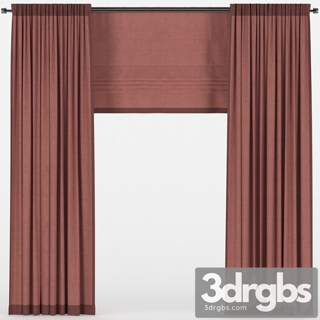 Curtains with a Roman Curtain