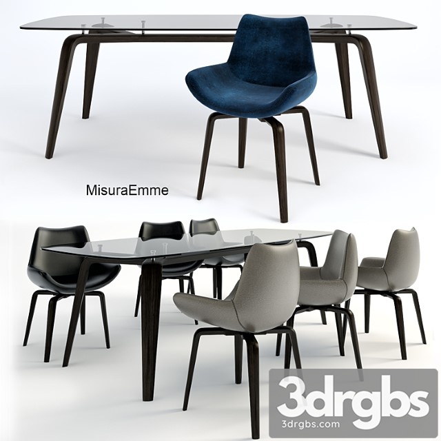 Misuraemme Gramercy table Archetto chair 2