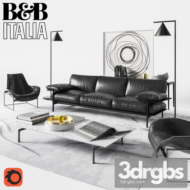 BB Italia Diesis Sofa