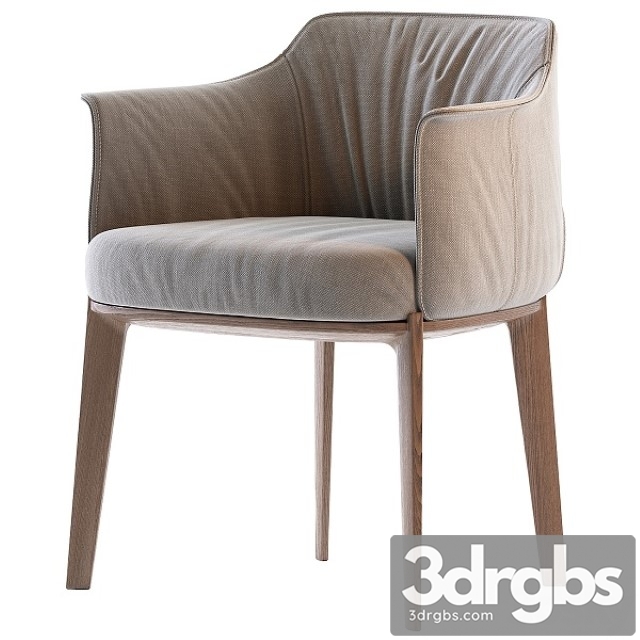 Poltrona Frau Archibald Fabric Easy Chair