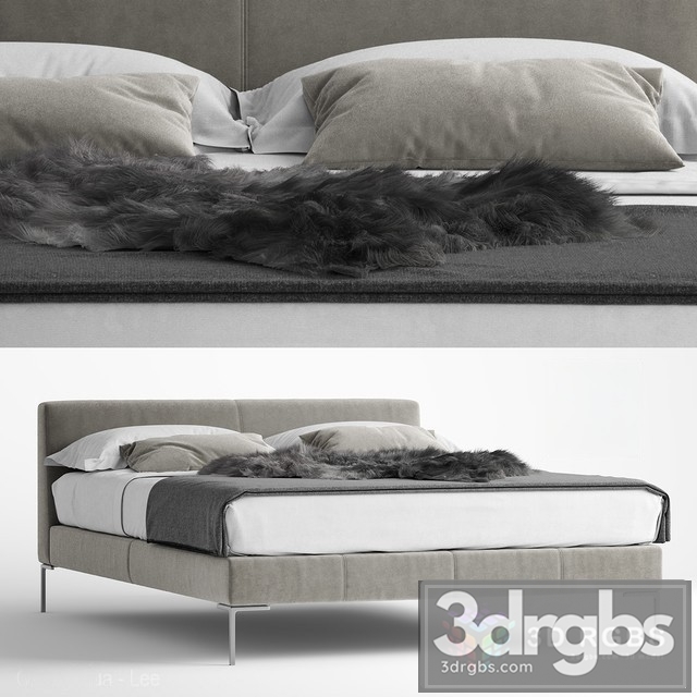 BB Italia Charles Bed