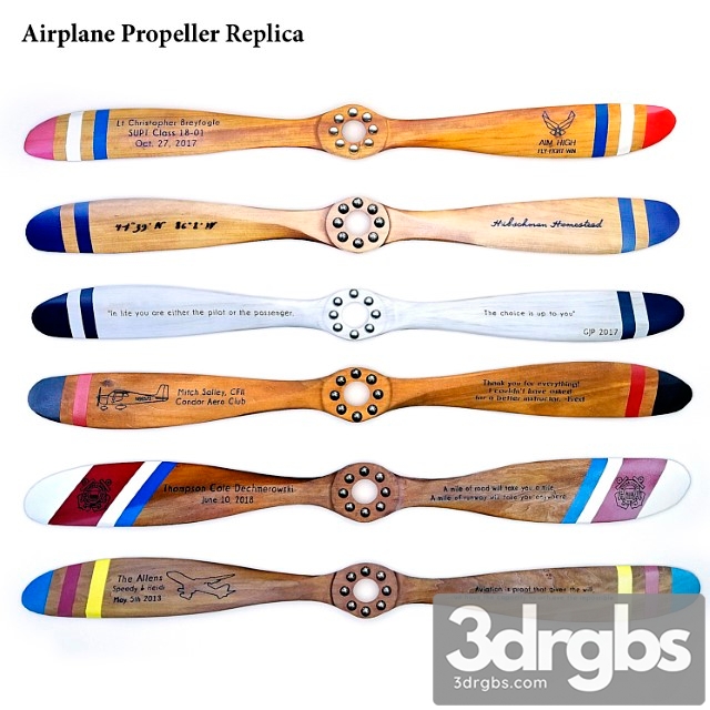 Airplane propeller replica