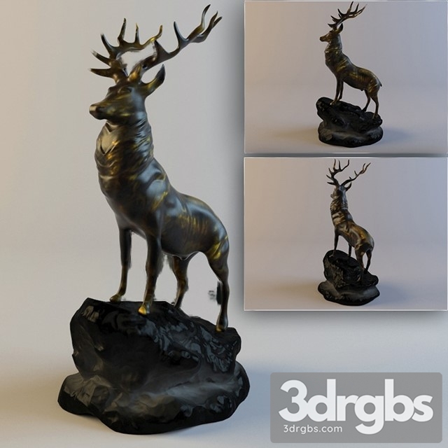 Deer Cast Bronze