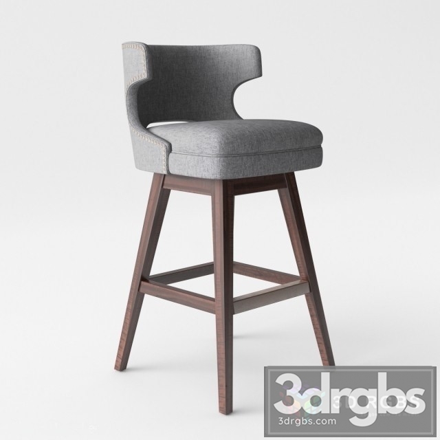 Four Hands Task Swivel Counter Stool