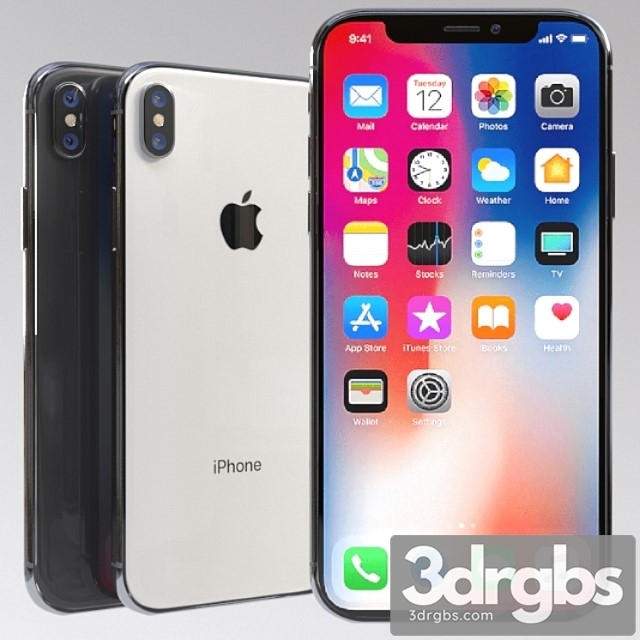 Apple iphone x (vray ggx)