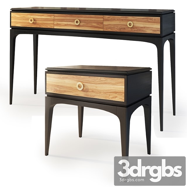 Console and bedside table kopmann. dresser, nightstand by unica moblar 2