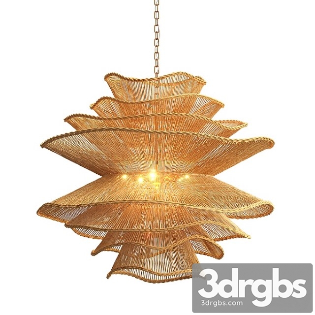 Alondra Chandelier Large Rattan