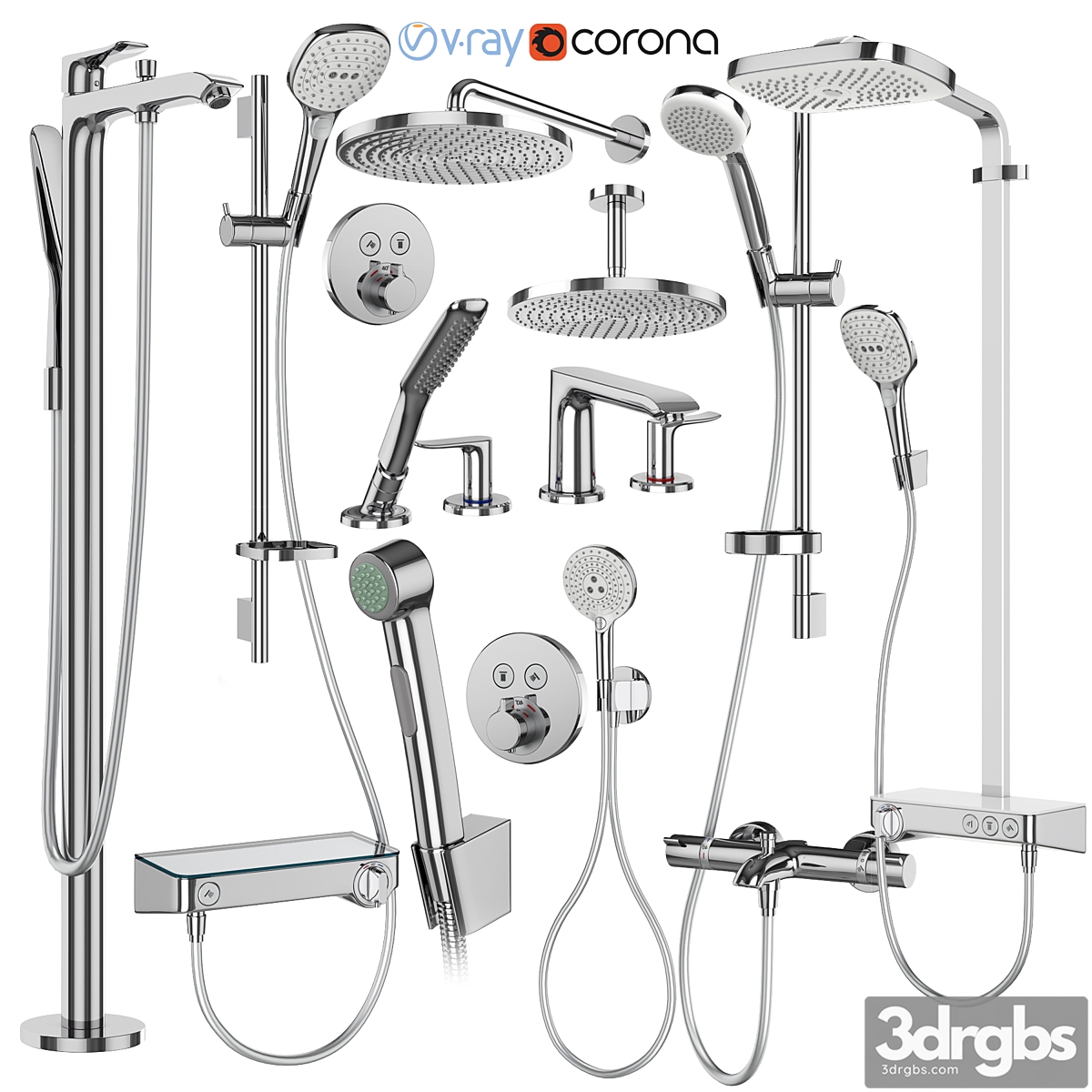 Hansgrohe Set 173 Mixers Shower Systems