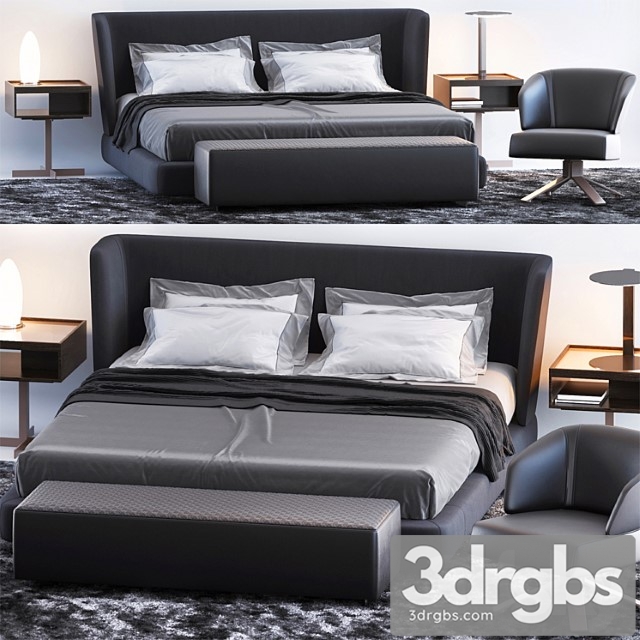 Bed by minotti 4 2