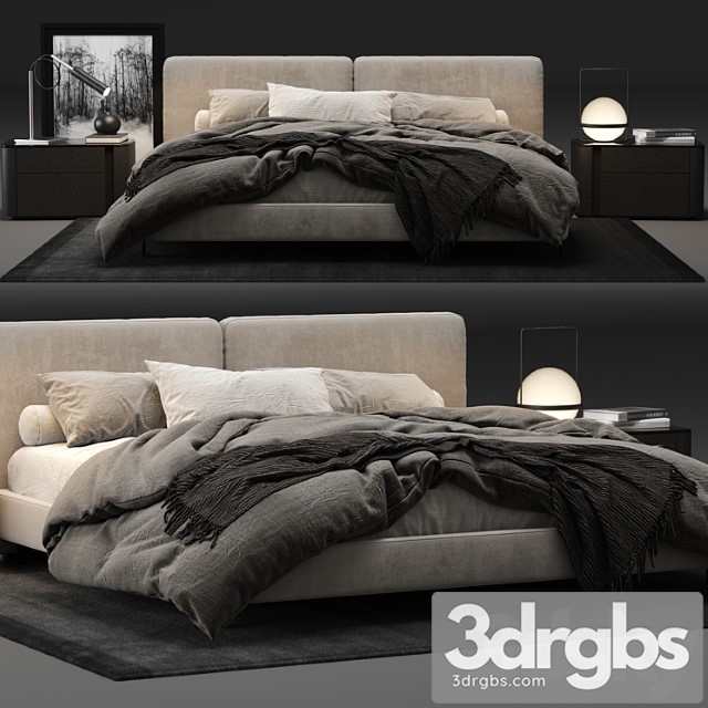 Minotti tatlin bed_1 2