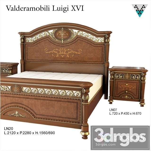 Valderamobili Luigi XVI Bed