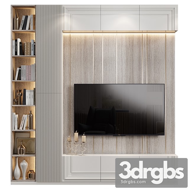 Neoclassical TV Wall 020