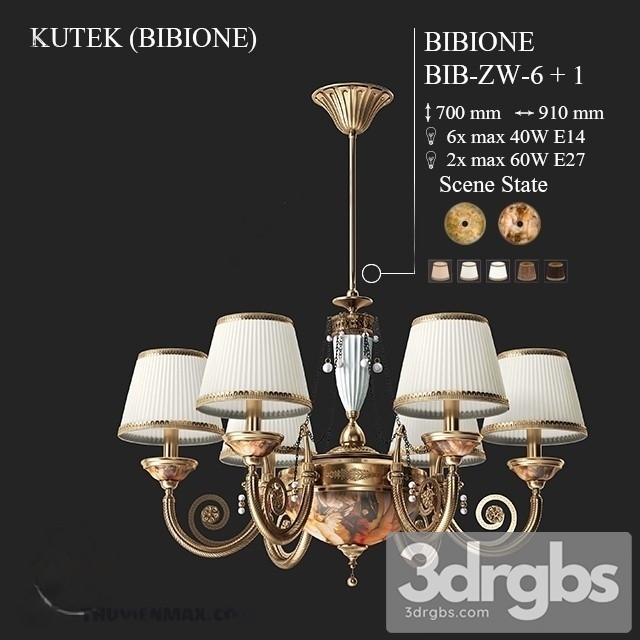 Maytoni Lighting Demitas Royal Classic Chandelier