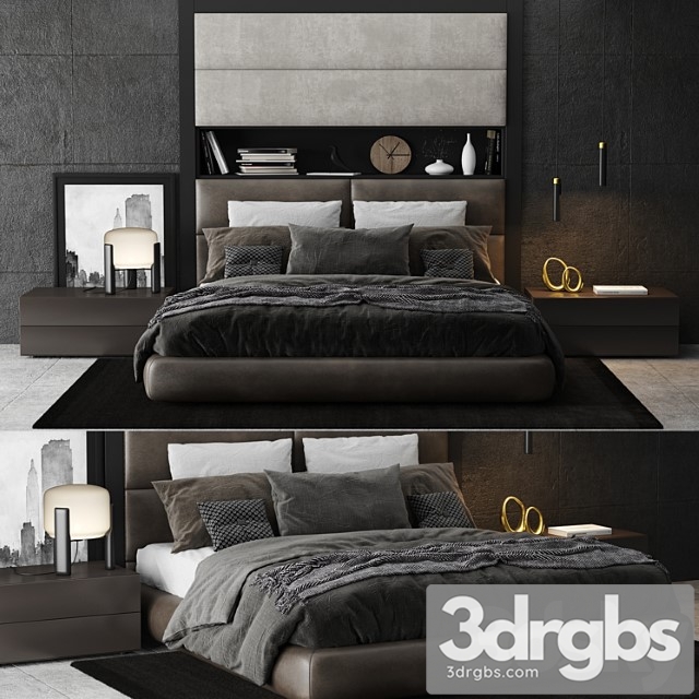 Poliform dream bed headboard b 2