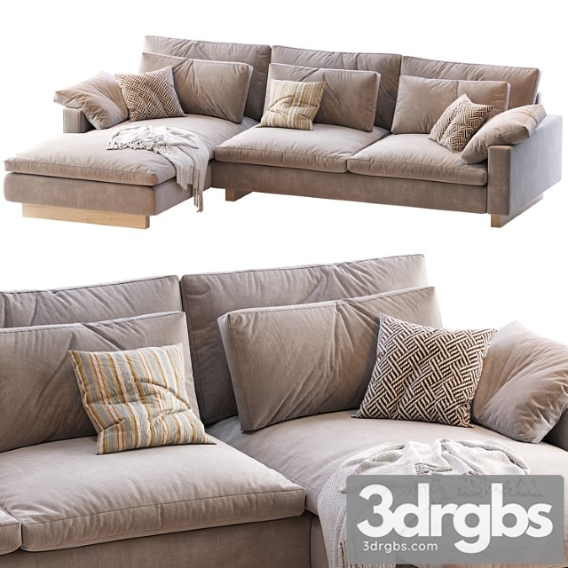 Harmony 2-piece chaise sectional 2