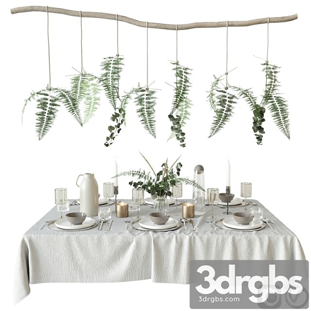 Tableware With Fern