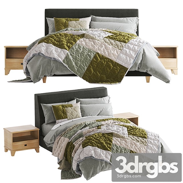 Riley upholstered bed 2