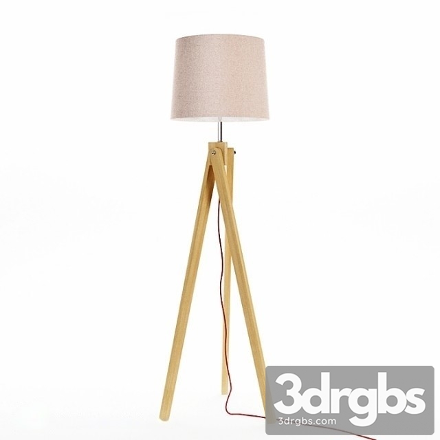 Modern Wooden Floor Lamp