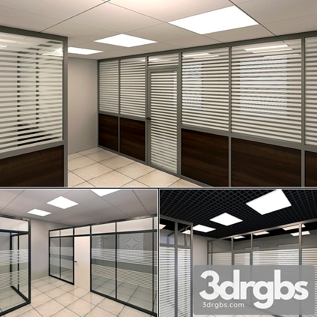 Glass partitions