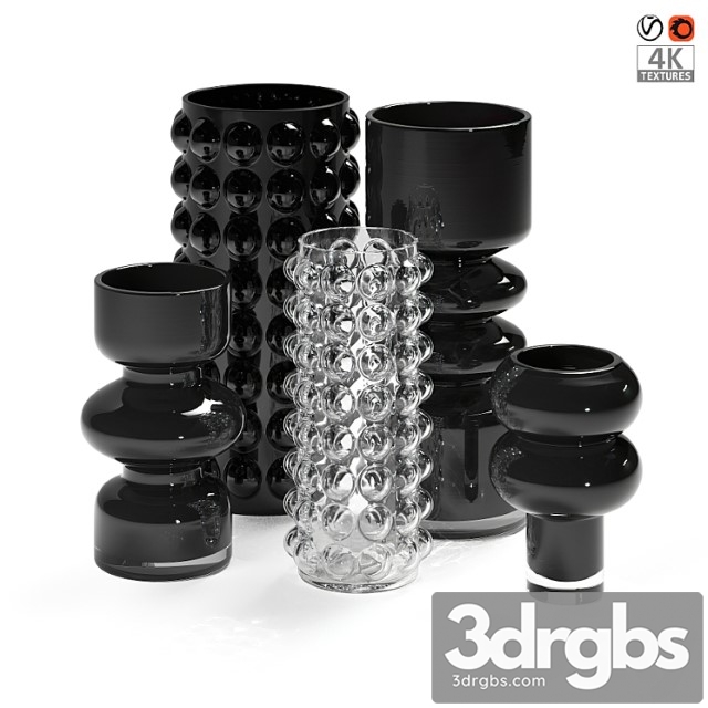 Glass vases h&m home