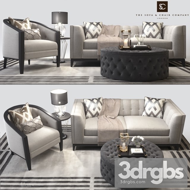 Sofa And Company Living Set 01