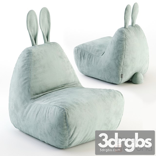 Bunny chair velvet mint