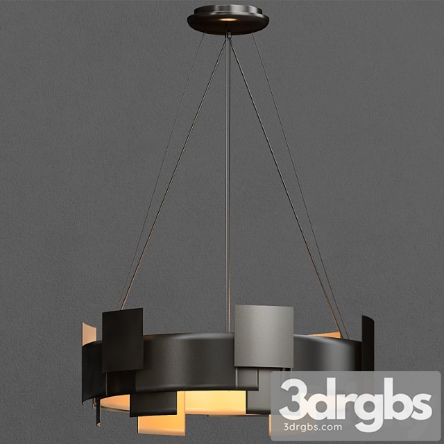 Moderne Chandelier Pendant Led Olde Bronze