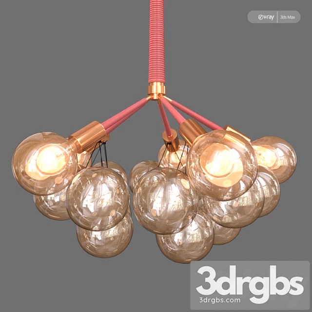 Chandelier bubble glass by romatti