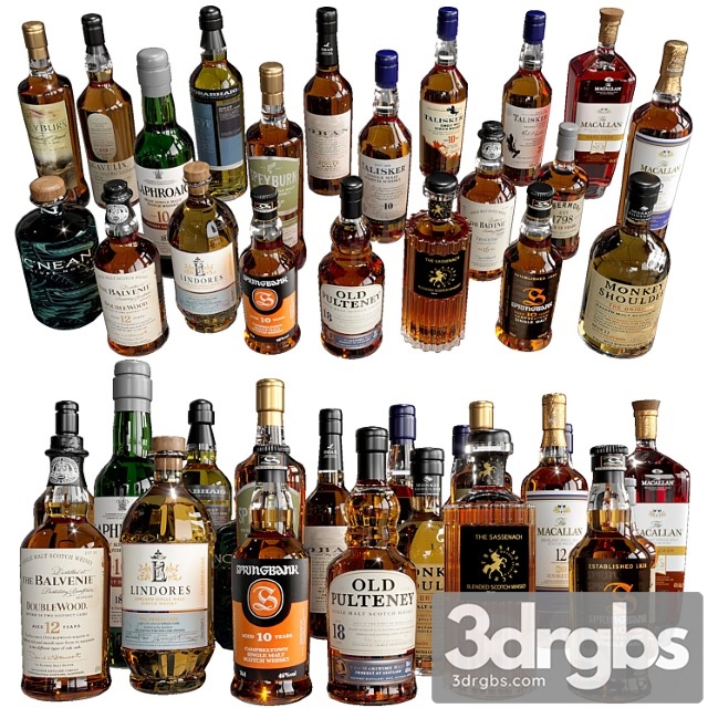 Whiskey and scotch bottle collection no4