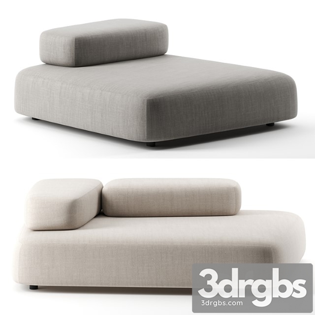 Bubble rock sofa by living divani