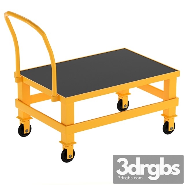 Manual platform trolley