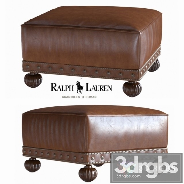 Ralph Lauren Aran Isles Ottoman