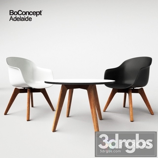 Boconcept Adealide Table and Chair