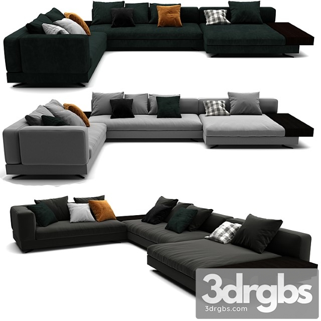 Minotti white sofa set 012 2