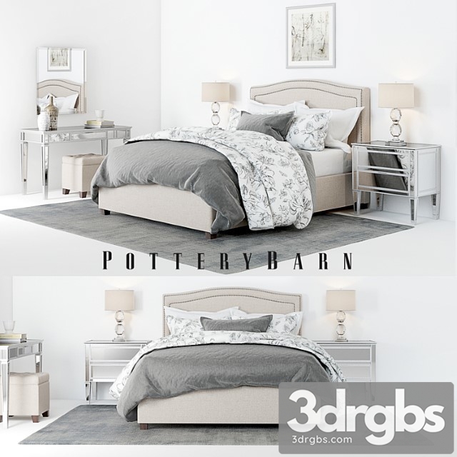 Pottery Barn Tamsen Bed set 01