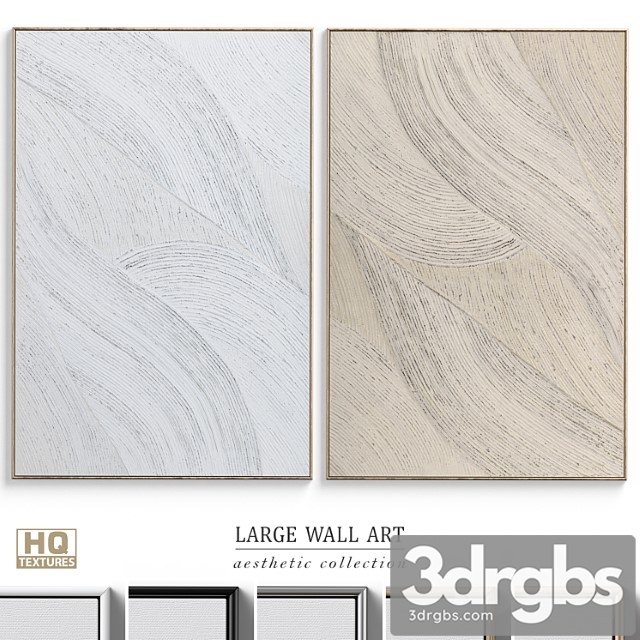 Abstract textural plaster wall art c-364