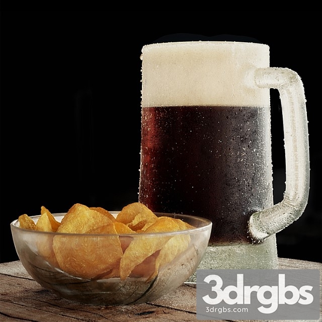 Beer with chips