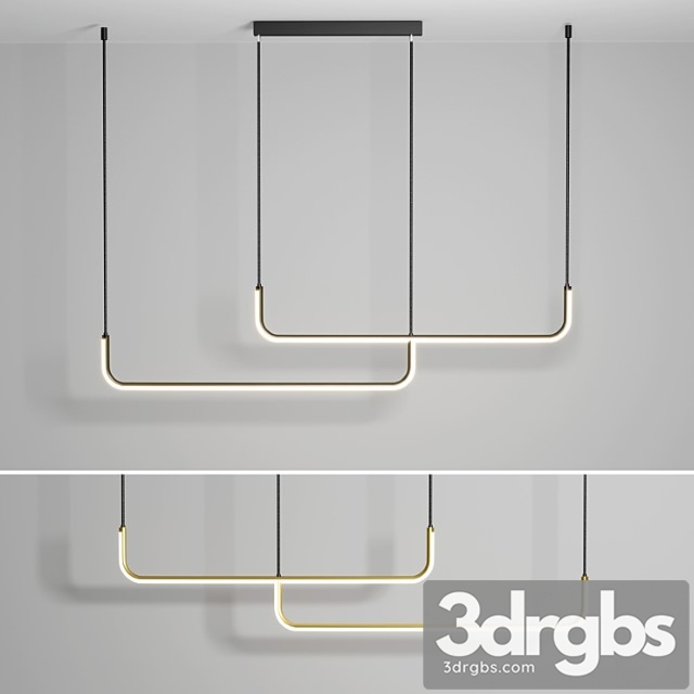 Led Pendant Light Modern Nordic Black Gold