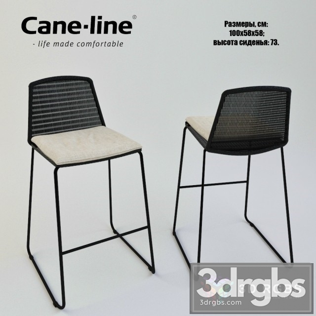 Cane Line Breeze Bar Chair