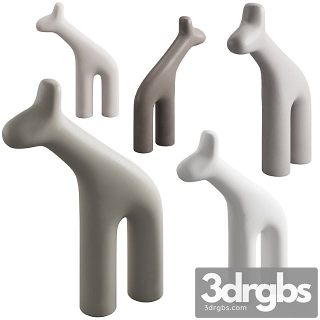 099 Plust Raffa Polyethylene Sculptures