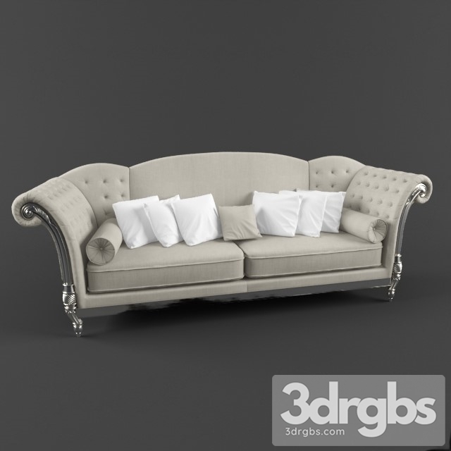Luxury Neoclassic Fabric Sofa