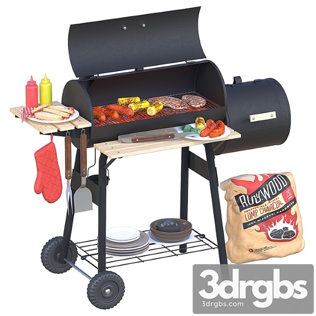 Charcoal grill bbq