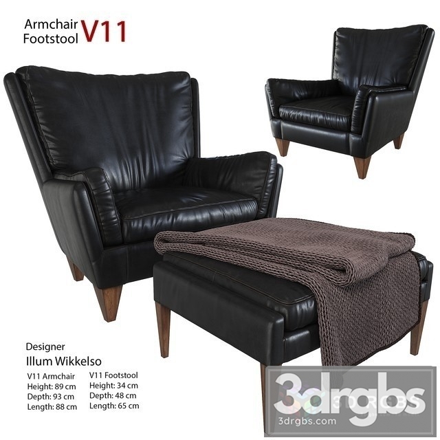 Footstool V11 Armchair