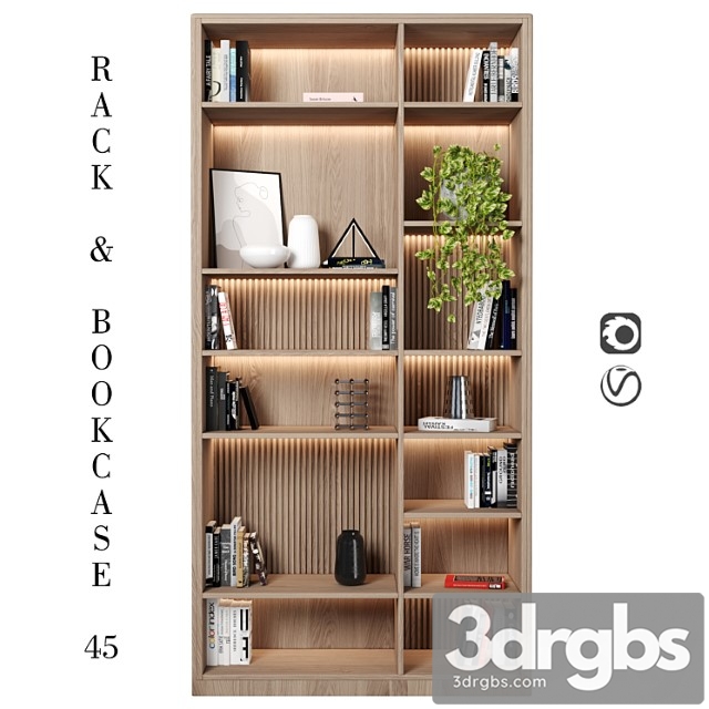 Rack and bookcase