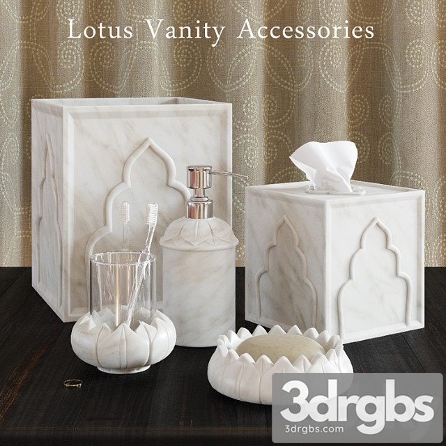 Bathroom Sets John Robshaw Lotus Vanity Accessories