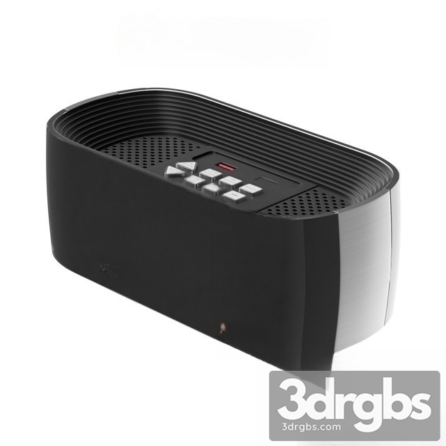 Clock Radio Nero Titanium Bluetooth Alarm