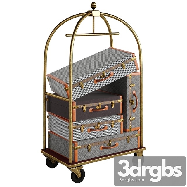 Hotel luggage cart