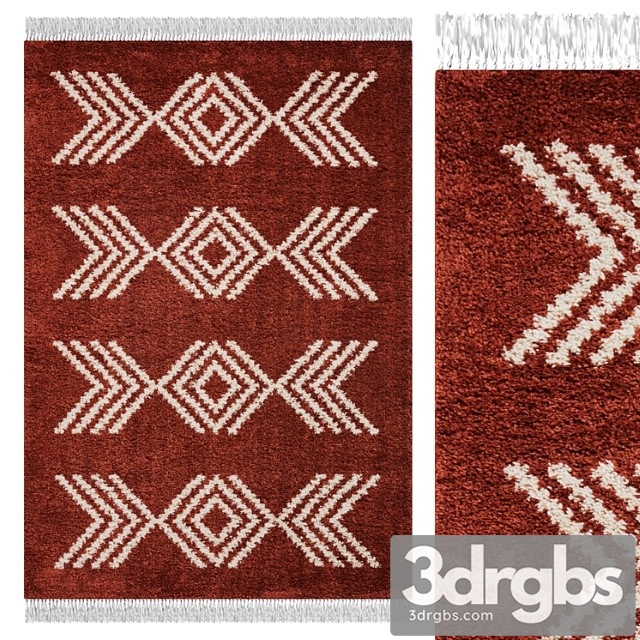 Carpet think rugs boho 8886 terra