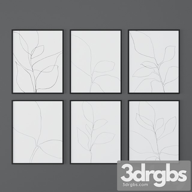 Set Of Botanical Posters From Minimalinstant