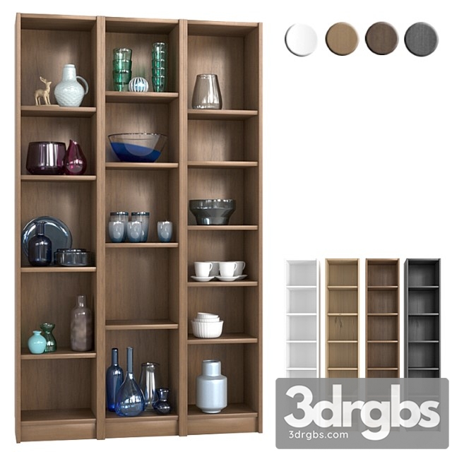 IKEA Billy Shelving Unit With Decorative Elements